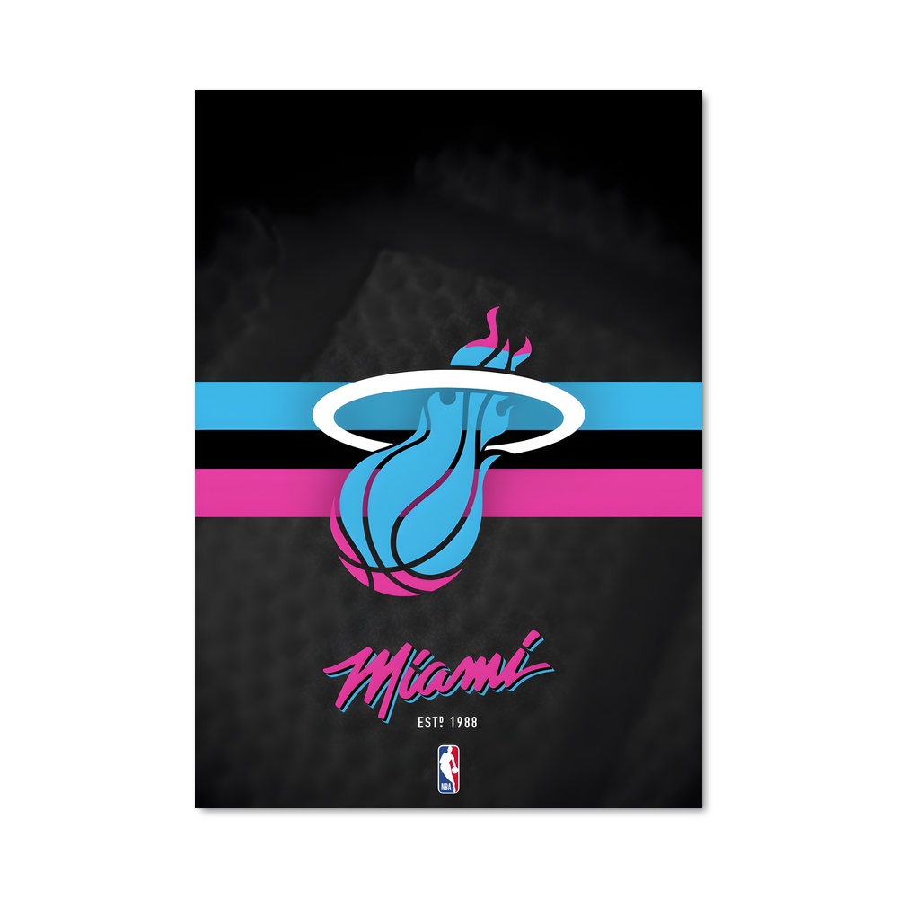 Poster Miami heat Hornets